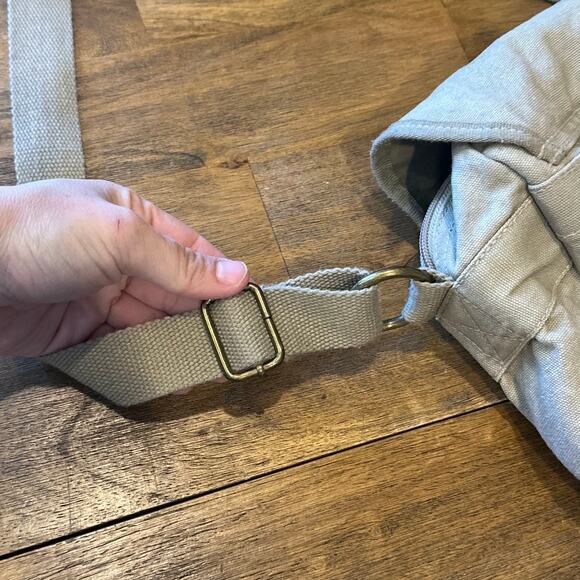 Arizona Y2K Tan Cargo Purse Messenger Bag 90s Rare Pockets Crossbody Satchel - Picture 9 of 16